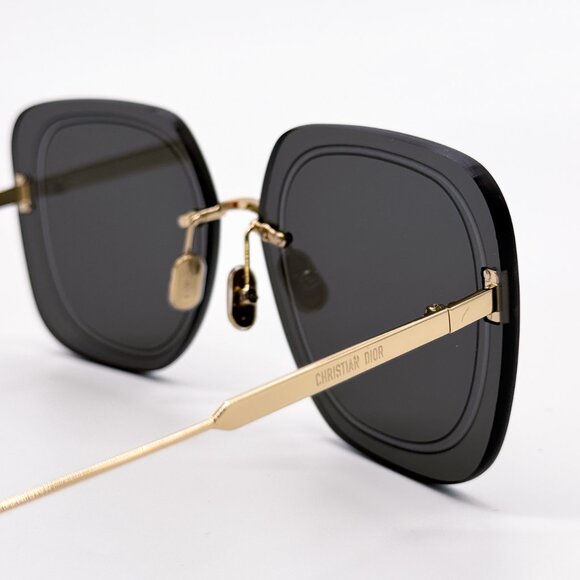NEW DIOR ULTRADIOR SU B0A0 GOLD SMOKE WOMEN SUNGLASSES DIOR - Picture 7 of 12